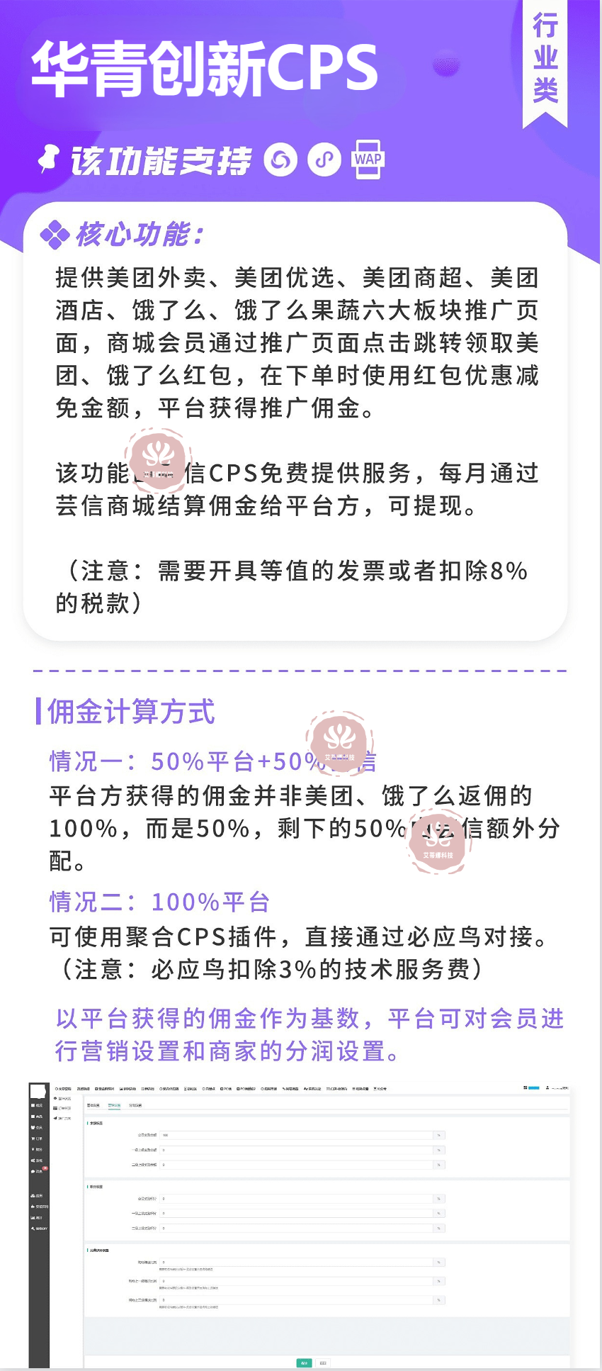 华青创新CPS：六大平台红包福利  平台必备高返佣工具
