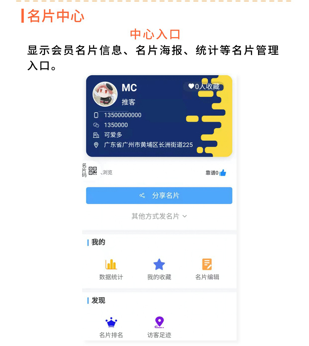 商城名片：多角色智能名片 造超级IP人设_华青创新智慧商业