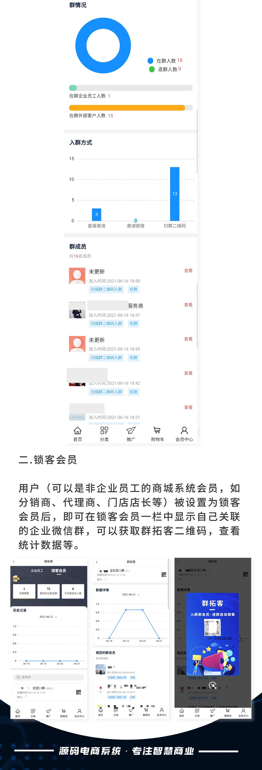 企业微信群拓客：入群即会员 加群自动锁客_华青创新智慧商业