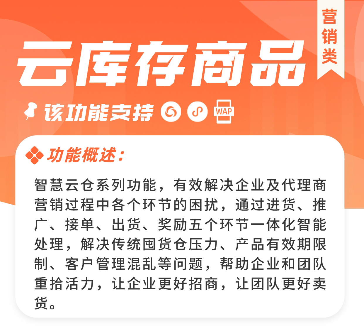 云库存商品：云仓虚拟库存进货 线上推广总部代发_华青创新智慧商业