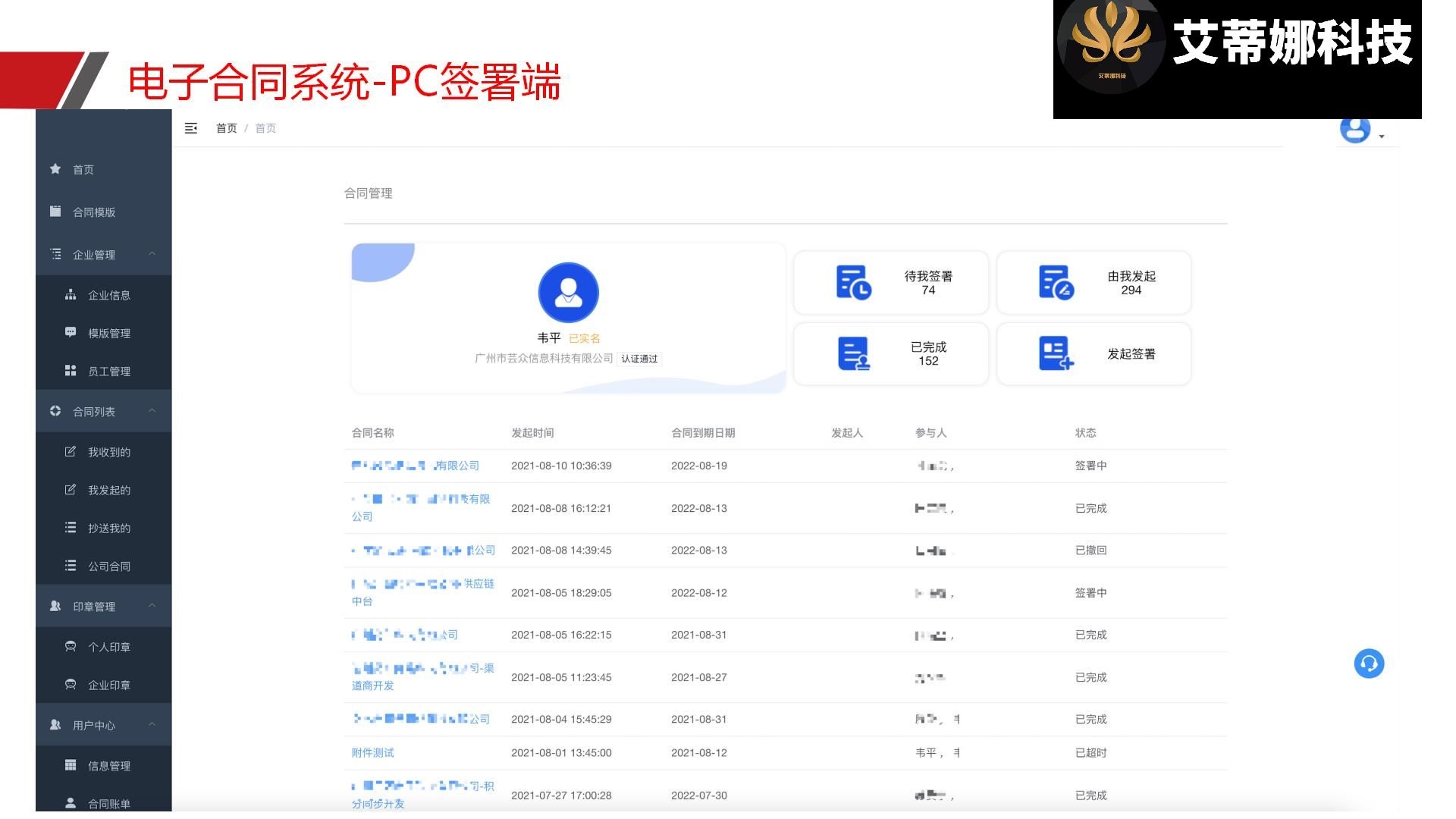 电子合同平台源码系统:安全合同 私有化部署_华青创新智慧商业