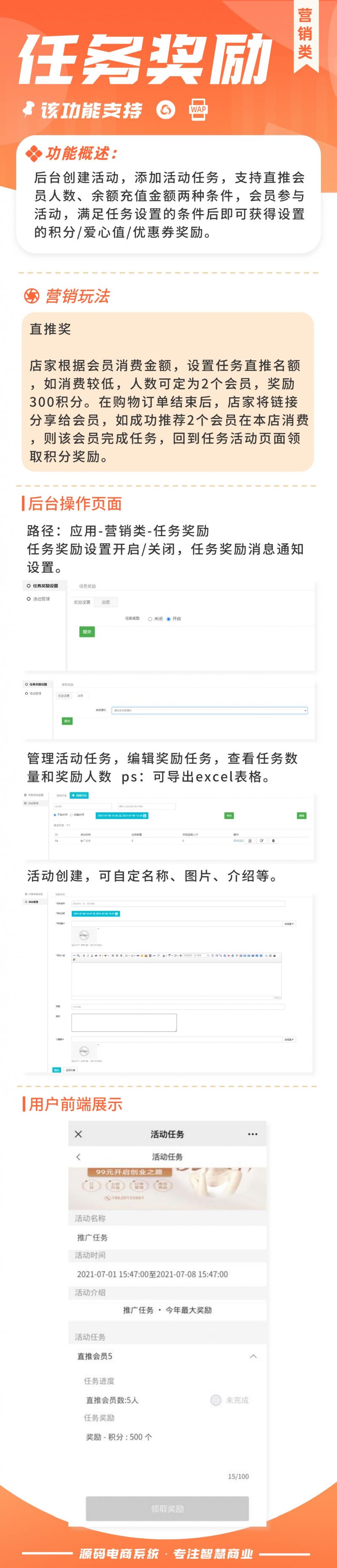 任务奖励：完成推广任务 领取任务奖励_华青创新智慧商业