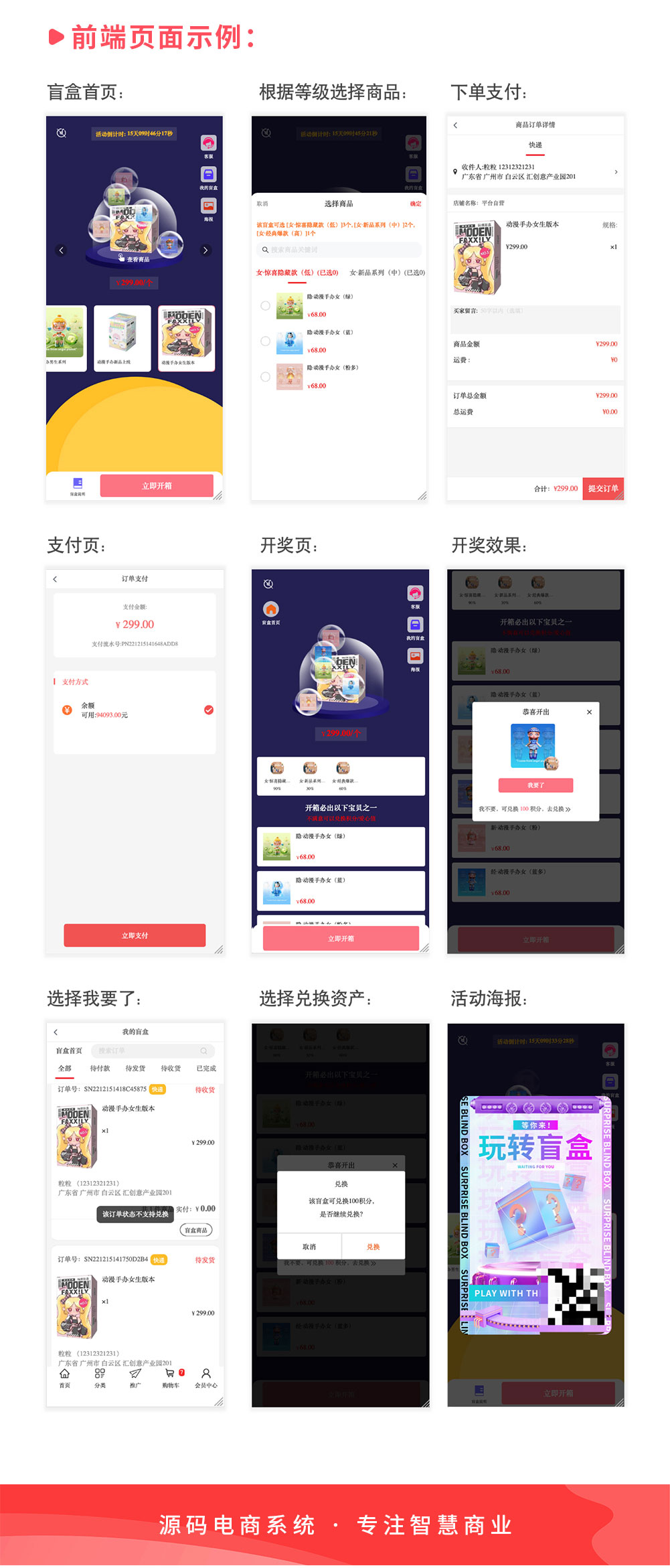 新盲盒：盲盒商品多等级开箱玩法_华青创新智慧商业
