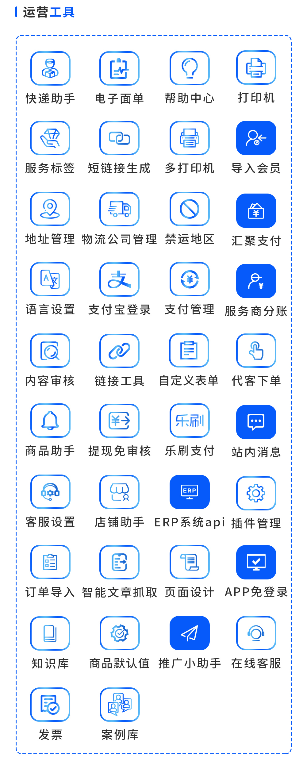 电商旗舰版 线上线下多渠道开店_华青创新智慧商业